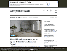 Tablet Screenshot of campaniasuweb.it